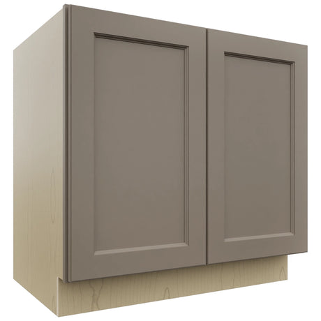 Fabuwood Fusion Oyster B36FD Base Full Door Cabinet, Front View