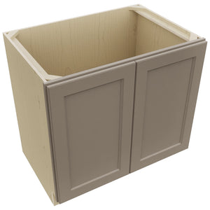 Fabuwood Fusion Oyster B36FD Base Full Door Cabinet, Top View