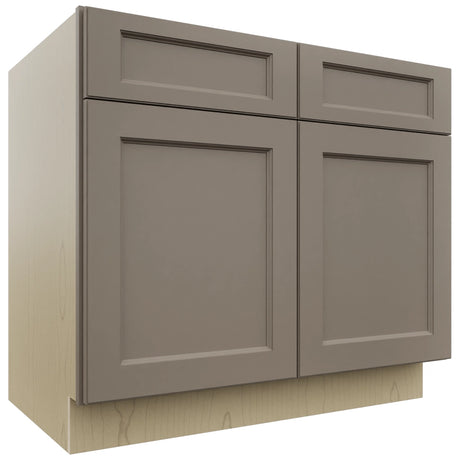 Fabuwood Fusion Oyster B39 Base Standard Cabinet, Front View
