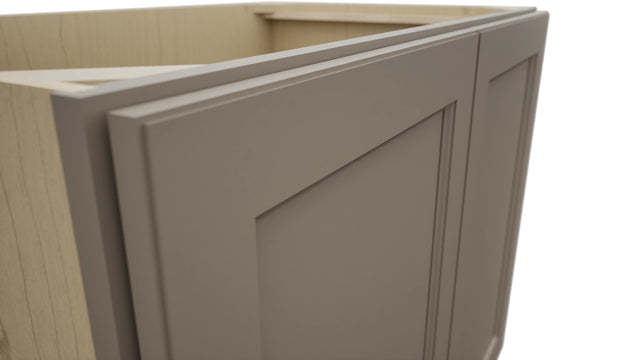 Fabuwood Fusion Oyster B39FD Base Full Door Cabinet, Detail View