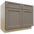 Fabuwood Fusion Oyster B42 Base Standard Cabinet, Front View