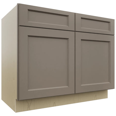 Fabuwood Fusion Oyster B42 Base Standard Cabinet, Front View
