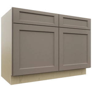 Fabuwood Fusion Oyster B48 Base Standard Cabinet, Front View