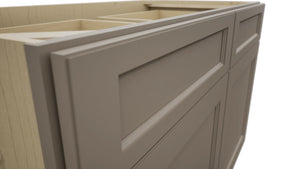 Fabuwood Fusion Oyster B48 Base Standard Cabinet, Detail View