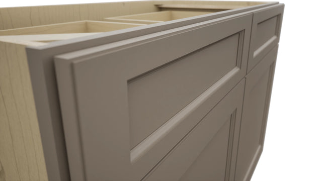 Fabuwood Fusion Oyster B48 Base Standard Cabinet, Detail View