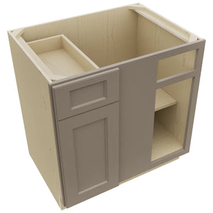 Fabuwood Fusion Oyster BLB39/42 Base Corner Blind Cabinet, Top View