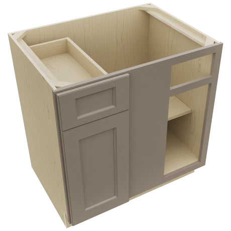 Fabuwood Fusion Oyster BLB39/42 Base Corner Blind Cabinet, Top View