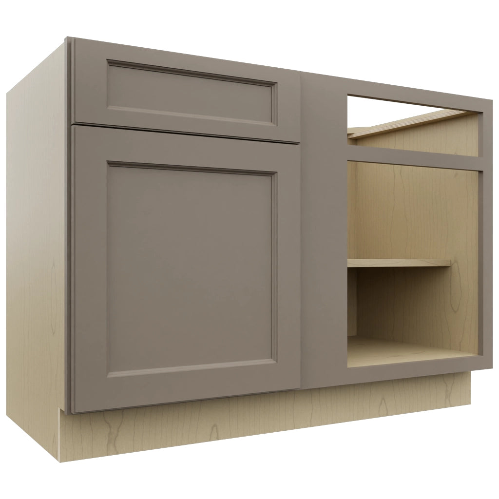 Fabuwood Fusion Oyster BLB48/51 Base Corner Blind Cabinet, Front View