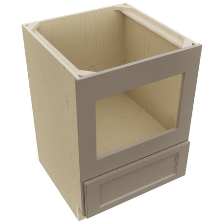 Fabuwood Fusion Oyster BMC24 Base Microwave Cabinet, Top View