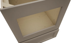 Fabuwood Fusion Oyster BMC24 Base Microwave Cabinet, Detail View