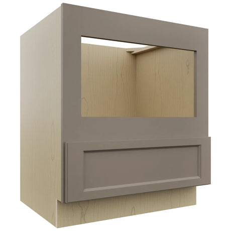 Fabuwood Fusion Oyster BMC30 Base Microwave Cabinet, Front View
