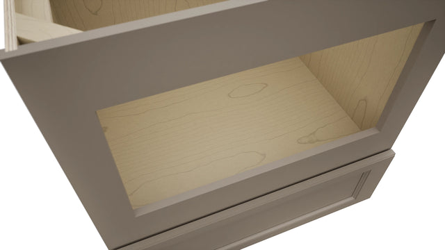 Fabuwood Fusion Oyster BMC30 Base Microwave Cabinet, Detail View