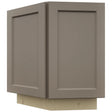 Fabuwood Fusion Oyster BRA24 Base Return Angle Cabinet, Front View