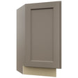 Fabuwood Fusion Oyster BTL12 Base Transitional Cabinet, Front View