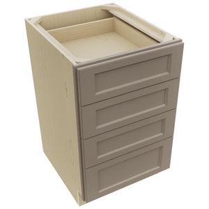 Fabuwood Fusion Oyster DB21-4 Base 4 Drawers Cabinet, Top View
