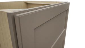 Fabuwood Fusion Oyster DB30-2 Base 2 Drawers Cabinet, Detail View