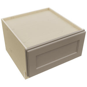 Fabuwood Fusion Oyster DBS24 Base Bench Seat Cabinet, Top View