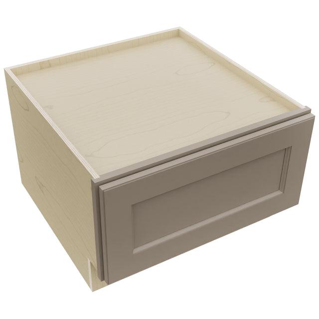 Fabuwood Fusion Oyster DBS24 Base Bench Seat Cabinet, Top View