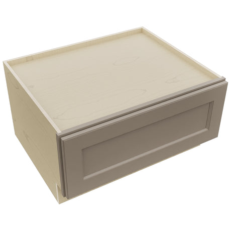 Fabuwood Fusion Oyster DBS30 Base Bench Seat Cabinet, Top View
