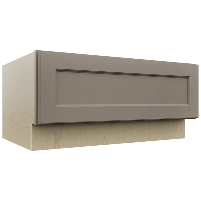 Fabuwood Fusion Oyster DBS36 Base Bench Seat Cabinet, Front View