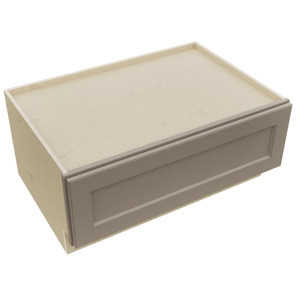 Fabuwood Fusion Oyster DBS36 Base Bench Seat Cabinet, Top View