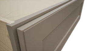 Fabuwood Fusion Oyster DBS36 Base Bench Seat Cabinet, Detail View