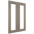 Fabuwood Fusion Oyster DS DFG2436 Wall Prepped Door, Front View