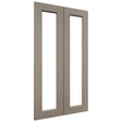 Fabuwood Fusion Oyster DS DFG2442 Wall Prepped Door, Front View