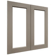 Fabuwood Fusion Oyster DS DFG3030 Wall Prepped Door, Front View