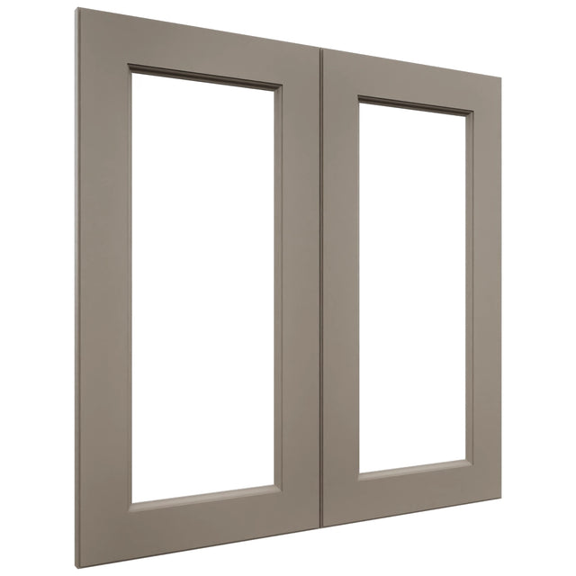 Fabuwood Fusion Oyster DS DFG3030 Wall Prepped Door, Front View