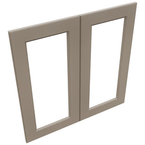 Fabuwood Fusion Oyster DS DFG3030 Wall Prepped Door, Top View