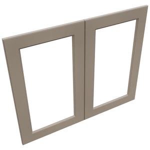 Fabuwood Fusion Oyster DS DFG3630 Wall Prepped Door, Top View