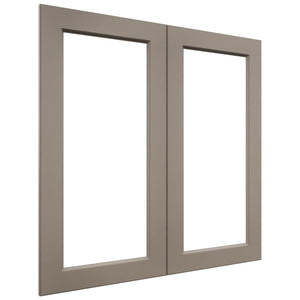 Fabuwood Fusion Oyster DS DFG3636 Wall Prepped Door, Front View