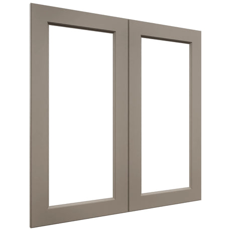Fabuwood Fusion Oyster DS DFG3636 Wall Prepped Door, Front View
