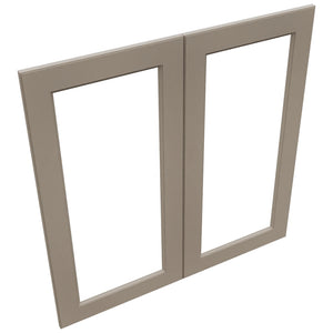 Fabuwood Fusion Oyster DS DFG3636 Wall Prepped Door, Top View