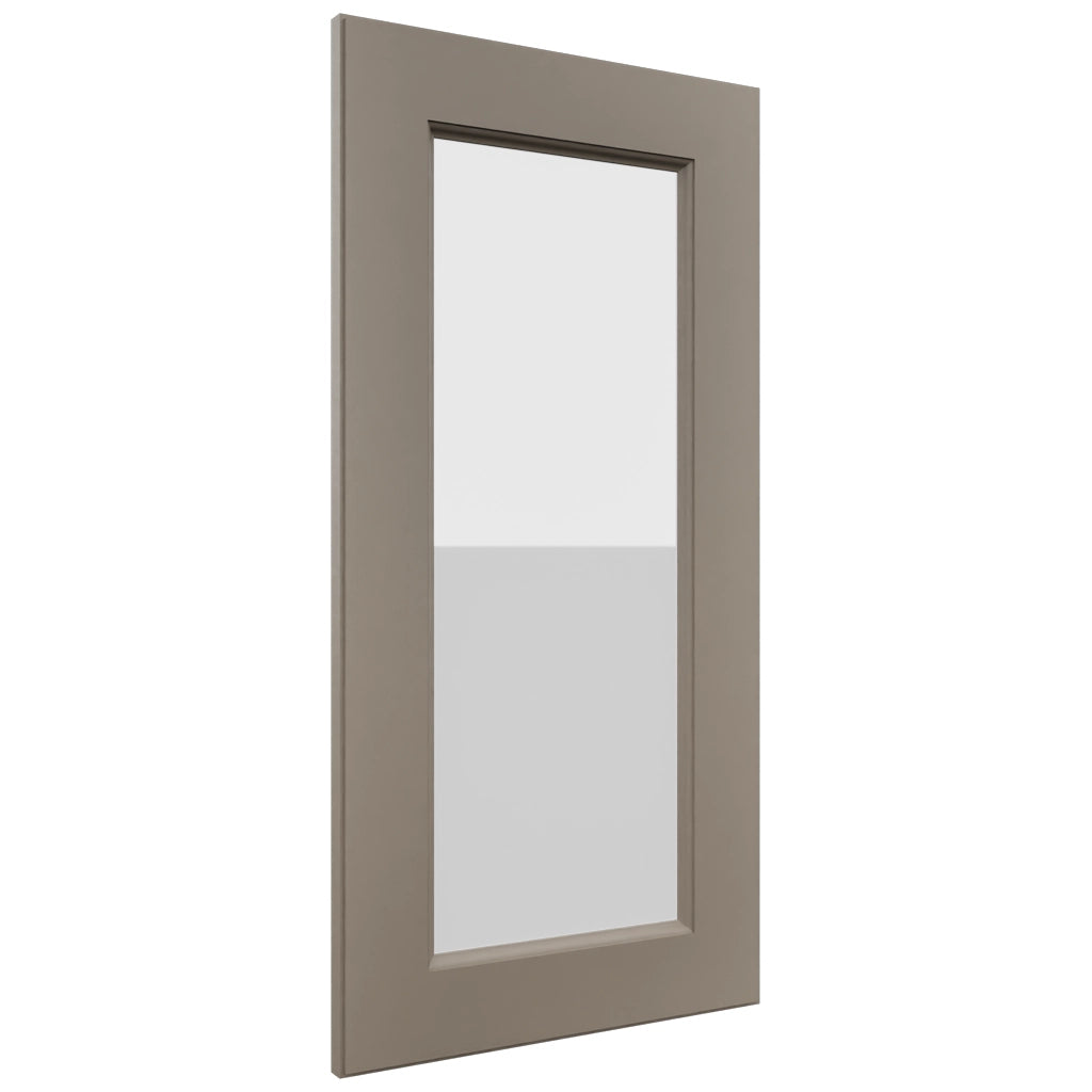 Fabuwood Fusion Oyster DS GDW1530 Wall Glass Door, Front View