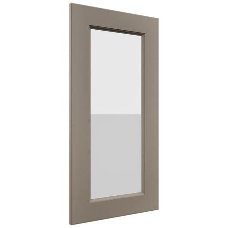 Fabuwood Fusion Oyster DS GDW1530 Wall Glass Door, Front View
