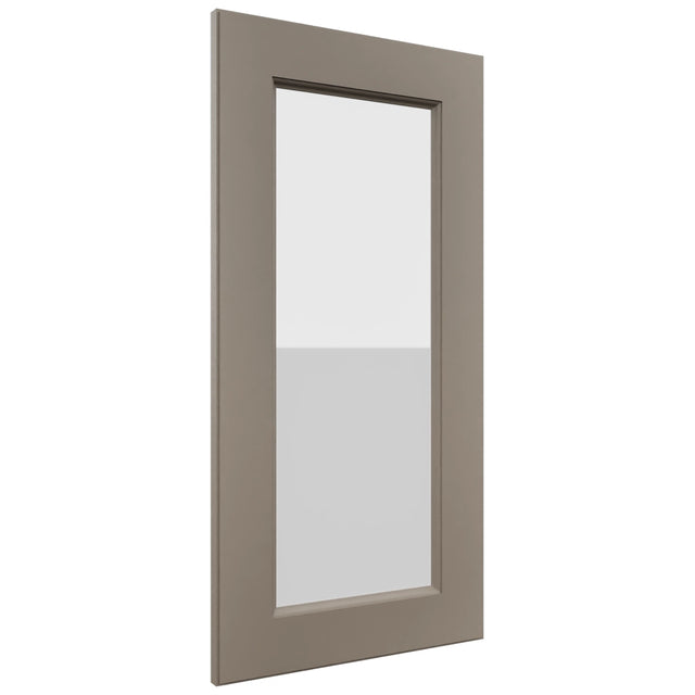 Fabuwood Fusion Oyster DS GDW1530 Wall Glass Door, Front View