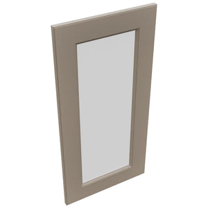 Fabuwood Fusion Oyster DS GDW1530 Wall Glass Door, Top View