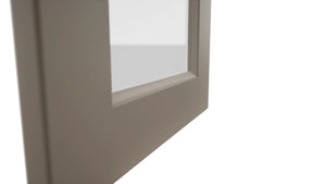 Fabuwood Fusion Oyster DS GDW1530 Wall Glass Door, Detail View