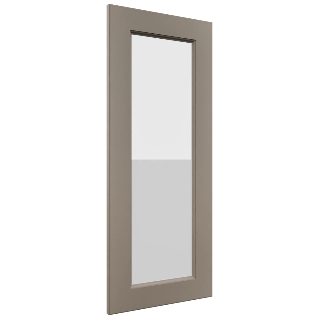 Fabuwood Fusion Oyster DS GDW1536 Wall Glass Door, Front View
