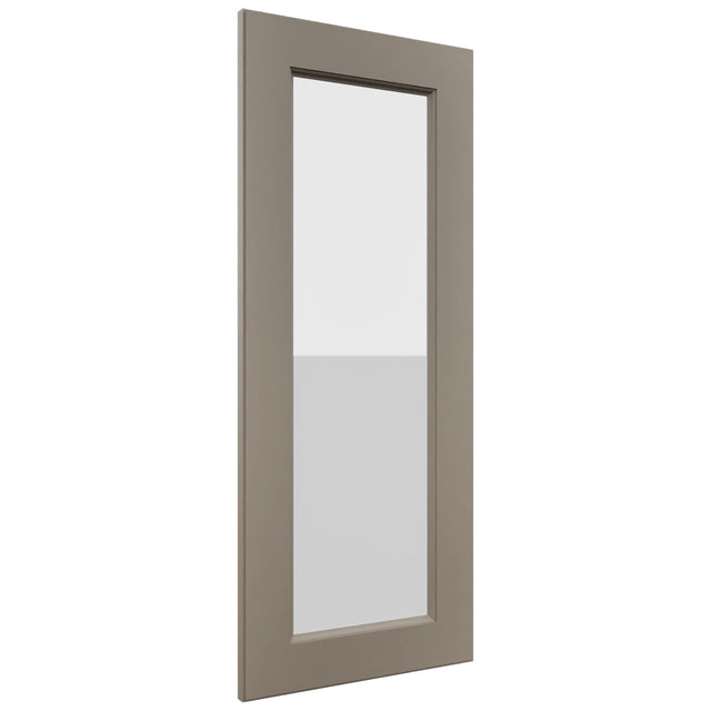 Fabuwood Fusion Oyster DS GDW1536 Wall Glass Door, Front View
