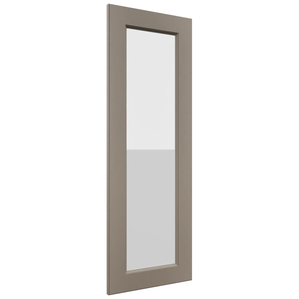 Fabuwood Fusion Oyster DS GDW1542 Wall Glass Door, Front View