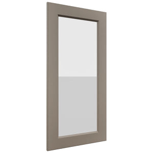 Fabuwood Fusion Oyster DS GDW1836 Wall Glass Door, Front View