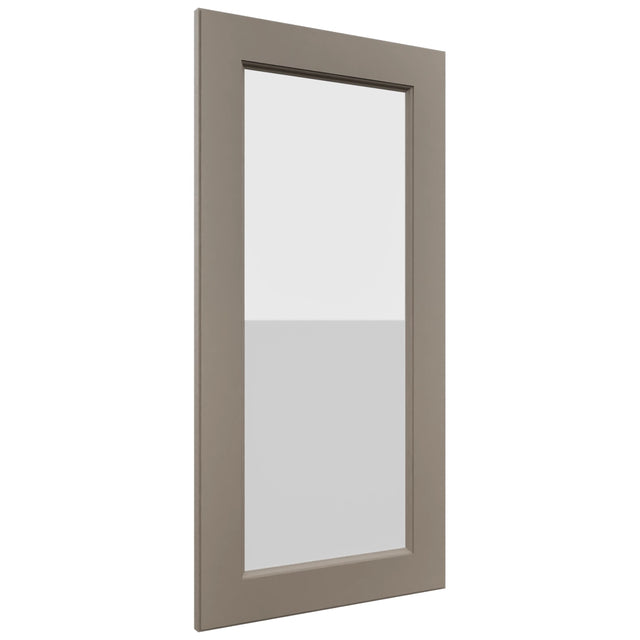 Fabuwood Fusion Oyster DS GDW1836 Wall Glass Door, Front View