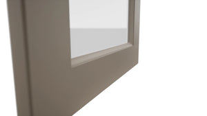 Fabuwood Fusion Oyster DS GDW1836 Wall Glass Door, Detail View