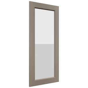 Fabuwood Fusion Oyster DS GDW1842 Wall Glass Door, Front View