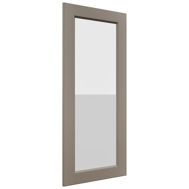 Fabuwood Fusion Oyster DS GDW1842 Wall Glass Door, Front View
