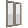 Fabuwood Fusion Oyster DS GDW3042 Wall Glass Door, Front View