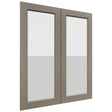 Fabuwood Fusion Oyster DS GDW3642 Wall Glass Door, Front View